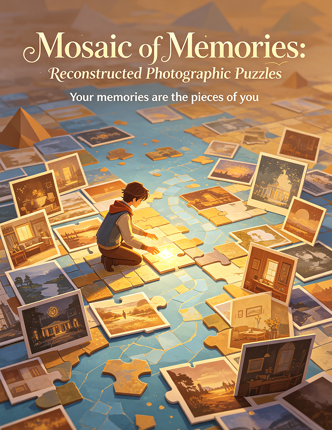 Mosaic of Memories: Reconstructed Photographic Puzzles