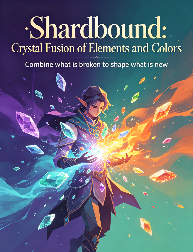 Shardbound: Crystal Fusion of Elements and Colors