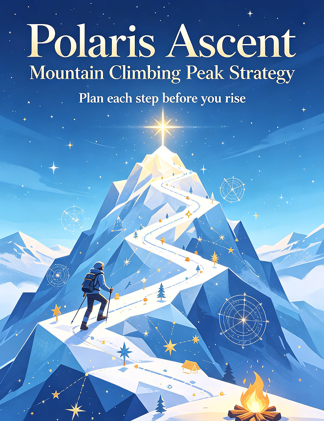 Polaris Ascent: Mountain Climbing Peak Strategy